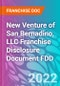 New Venture of San Bernadino, LLC Franchise Disclosure Document FDD - Product Thumbnail Image