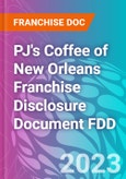 PJ's Coffee of New Orleans Franchise Disclosure Document FDD- Product Image