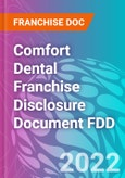 Comfort Dental Franchise Disclosure Document FDD- Product Image