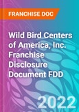 Wild Bird Centers of America, Inc. Franchise Disclosure Document FDD- Product Image
