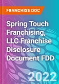 Spring Touch Franchising, LLC Franchise Disclosure Document FDD- Product Image