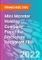 Mini Monster Holding Company Franchise Disclosure Document FDD - Product Thumbnail Image