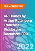 AR Homes by Arthur Rutenberg Franchise Disclosure Document FDD- Product Image
