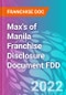 Max's of Manila Franchise Disclosure Document FDD - Product Thumbnail Image