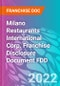 Milano Restaurants International Corp. Franchise Disclosure Document FDD - Product Thumbnail Image