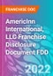 AmericInn International, LLC Franchise Disclosure Document FDD - Product Thumbnail Image
