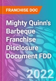 Mighty Quinn's Barbeque Franchise Disclosure Document FDD- Product Image