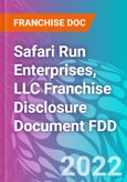Safari Run Enterprises, LLC Franchise Disclosure Document FDD- Product Image
