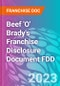 Beef 'O' Brady's Franchise Disclosure Document FDD - Product Thumbnail Image