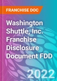Washington Shuttle, Inc. Franchise Disclosure Document FDD- Product Image