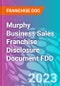 Murphy Business Sales Franchise Disclosure Document FDD - Product Thumbnail Image