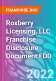 Roxberry Licensing, LLC Franchise Disclosure Document FDD- Product Image
