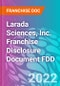 Larada Sciences, Inc. Franchise Disclosure Document FDD - Product Thumbnail Image