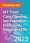 MT Trash Cans Cleaning, Inc. Franchise Disclosure Document FDD - Product Thumbnail Image