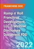 Romp n' Roll Franchise Development, LLC Franchise Disclosure Document FDD- Product Image