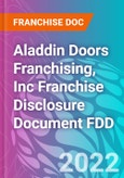 Aladdin Doors Franchising, Inc Franchise Disclosure Document FDD- Product Image