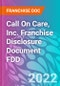 Call On Care, Inc. Franchise Disclosure Document FDD - Product Thumbnail Image
