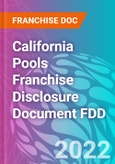 California Pools Franchise Disclosure Document FDD- Product Image