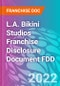 L.A. Bikini Studios Franchise Disclosure Document FDD - Product Thumbnail Image