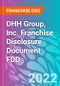 DHH Group, Inc. Franchise Disclosure Document FDD - Product Thumbnail Image