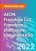 AEON Franchise LLC Franchise Disclosure Document FDD- Product Image