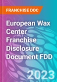 European Wax Center Franchise Disclosure Document FDD- Product Image