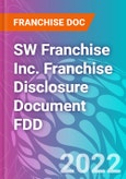 SW Franchise Inc. Franchise Disclosure Document FDD- Product Image