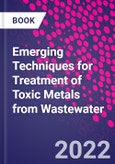 Emerging Techniques for Treatment of Toxic Metals from Wastewater- Product Image