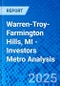 Warren-Troy-Farmington Hills, MI - Investors Metro Analysis - Product Thumbnail Image