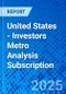 United States - Investors Metro Analysis Subscription - Product Thumbnail Image