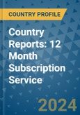 Country Reports: 12 Month Subscription Service- Product Image