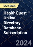 HealthQuest Online Directory Database Subscription- Product Image