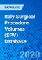 Italy Surgical Procedure Volumes (SPV) Database - Product Thumbnail Image