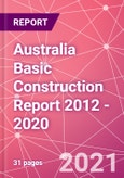 Australia Basic Construction Report 2012 - 2020- Product Image