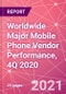 Worldwide Major Mobile Phone Vendor Performance, 4Q 2020 - Product Thumbnail Image