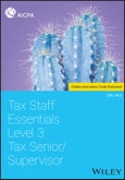 Tax Staff Essentials, Level 3. Tax Senior/Supervisor. Edition No. 1- Product Image