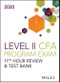 Wiley's Level II CFA Program 11th Hour Guide + Test Bank 2020. Edition No. 1 - Product Thumbnail Image