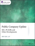 Public Company Update. SEC, PCAOB, and Other Developments. Edition No. 1. AICPA- Product Image