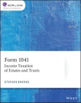 Form 1041. Income Taxation of Estates and Trusts. Edition No. 1. AICPA- Product Image