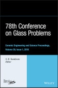 78th Conference on Glass Problems. Edition No. 1. Ceramic Engineering and Science Proceedings- Product Image