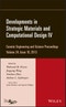 Developments in Strategic Materials and Computational Design IV, Volume 34, Issue 10. Edition No. 1. Ceramic Engineering and Science Proceedings - Product Thumbnail Image