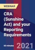 CRA (Sunshine Act) and your Reporting Requirements - Webinar (Recorded)- Product Image