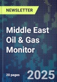 Middle East Oil & Gas Monitor- Product Image