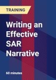 Writing an Effective SAR Narrative - Webinar (Recorded)- Product Image