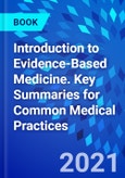 Introduction to Evidence-Based Medicine. Key Summaries for Common Medical Practices- Product Image