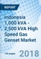 Indonesia 1,000 kVA - 2,500 kVA High Speed Gas Genset Market (2018-2024): Market Forecast By Types (Standby Power and Continuous/Prime Power), By KVA Rating, By Applications, By Regions & Competitive Landscape - Product Thumbnail Image