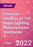 Financial Analysis of 100 Major Lighting Manufacturers Worldwide- Product Image