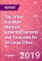 Top Urban Furniture Markets: Potential Demand and Forecasts for 30 Large Cities - Product Thumbnail Image