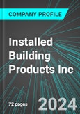 Installed Building Products Inc (IBP:NYS): Analytics, Extensive Financial Metrics, and Benchmarks Against Averages and Top Companies Within its Industry- Product Image