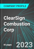 ClearSign Combustion Corp (CLIR:NAS): Analytics, Extensive Financial Metrics, and Benchmarks Against Averages and Top Companies Within its Industry- Product Image